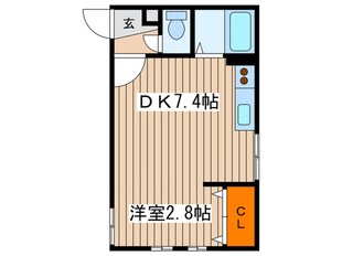 レスペデザ菊水の物件間取画像